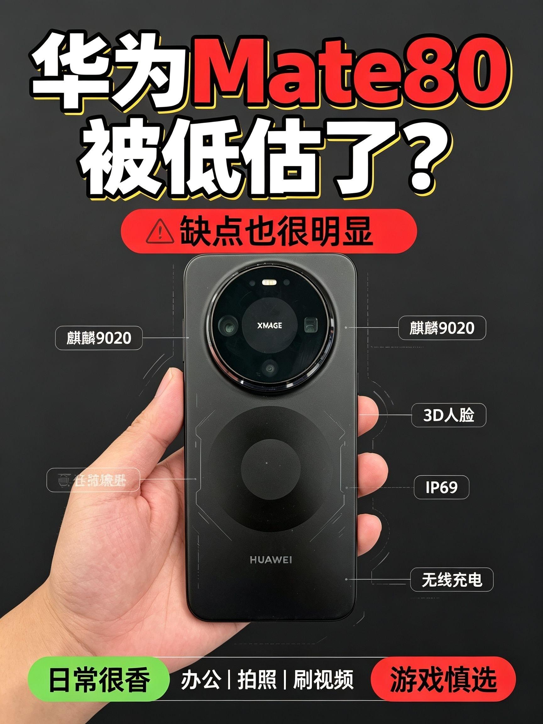 华为“最被低估”Mate旗舰,麒麟9020+3D人脸+IP69,售价更加给力了